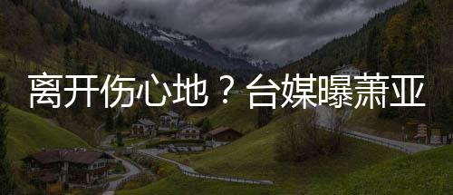 男友地爱巢离开离和台媒曝萧小1亚轩已搬伤心6岁