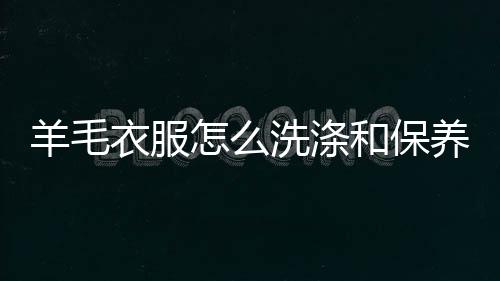怎么洗涤羊毛衣服养方法和保