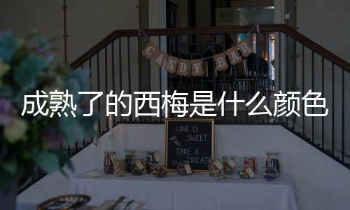 了的么颜西梅是什色的成熟